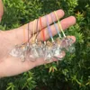 Mini glazen flessen met sleutelhangers Small Wishing Cork Fial Arts Jars voor Armbanden Geschenken 10pcs