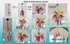 100% 입을 날려 버린 보로 실리케이트 펜던트 램프 무라노 스타일 유리 유리 고급 아트 샹들리에 고정 장치 부엌 거실 침실 장식 LR044를위한 실내 천장 조명