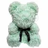 25 cm rosa orso fiore di simulazione regalo creativo sapone rosa orsacchiotto regalo di compleanno abbraccio orso T8G018256v