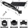 LEDの太陽の街灯150WのリモートとライトコントロールのIP65の防水15000LMの商業太陽電池照明屋外の超明るいスタブ