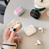 CASPTM Marble Pattern Earphone Case Headset Accessories For Airpods Pro 3 Hard PC Cover Charging Box Shell AirPods Protective