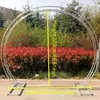 New cherry blossom+iron round stand lucky door full DIY wedding window party decor artificial flower cherry blossom +arch shelf AL02