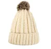 ソリッドハットスキースカルキャップニット帽子毛皮POMビーニーウィンターかぎ針編みスカーフキャップファッションクリスマスパーティーハットウール屋外キャップギフトAZYQ6231