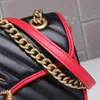 Free Shipping Classic Deluxe Matching Leather Shoulder Bag Best Quality Metal Chain Handbag Size 26*15*7cm discount sale hot 443497