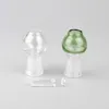 Cuenco para hierbas secas de doble tamaño con recogedor de cenizas para bongs de vidrio - Clavos de 14 mm/18 mm