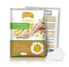 Lemon Aloe Exfoliating Foot Mask Silicone Heel Cover Socks Peel Off Remove Dead Skin Foot Care Foot Spa Treatments 2 Pieces=1 Pair 54g