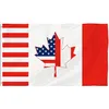 Drapeau national de la feuille d'érable du Canada pas cher 3x5ft, tissu polyester de haute qualité, utilisation intérieure extérieure, livraison gratuite
