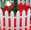 Grossist gratis frakt 2019 försäljning !!! Julgran Fence Picket Panels Xmas Garden Fäktning Lawn Edge Home Yard