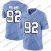 UNC North Carolina Tar Heels #98 Lawrence Taylor 49 Julius Peppers 85 Eric Ebron 10 Mitchell Trubisky Im Ruhestand Vintage Football Jersey 4XL