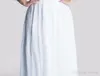 Crystal Beads Sash Transparent Lace Plus Size Pregnant Women Three Quarter Sleeve Modest Wedding Dresses Baby Shower Bridal Gowns