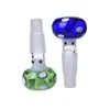 Green And Yellow Mushroom Glass Bowls For Bongs Hookahs 14mm 19mm Male Joint High Quality Universal Glass Bowl