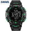 Moda masculina relógios smael marca digital led relógio militar masculino relógio de pulso 50m à prova dwaterproof água mergulho esporte ao ar livre relógio ws1235225v