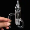 Diamond Knot Loop Quartz Banger Quartz Loop Banger Nails For Glass Bongs 10mm 14mm 18mm Manliga kvinnliga DAB -riggar