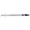 Dispensing spuiten 1CC 1ML Plastic met Tip Cap Pack van 100