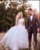 Western Country Satin Tulle A-Line Wedding Dresses 2019 Bohemian Simple Backless Bridal Gowns Plus Size With Bow Cheap abiti da sposa