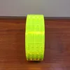 5CM*50M Fluorescent Green Flashing Traffic Signal Reflective PVC Tape Sewing Garment Shoes Bag Accessories for Roadway Safety Apparel