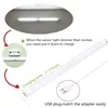 30 cm 22 LED pod szafką Lekki Bezprzewodowy czujnik ruchu Czujnik dotykowy Sterowanie USB Rechargeable Szafa Wardrobe Light Night Lights