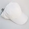 2020 Frauenponytail Baseball Cap halbe leere Top Visor Messy Bun Snapback Cap natürliche Haarhüte Dad Hut Afro lockige Haare Rückenfreier Hut