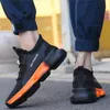 Storlek 36 ~ 46 Män Arbetssäkerhetsskor 2019 Ny Mode Utomhus Stål Toe Cap Anti-Smashing Puncture Proof Construction Sneakers Boots1