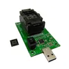 Freeshipping eMMC153/169 socket with USB nand flash test socket size 11.5x13 Pin Pitch 0.5mm for eMMC Programming Socket