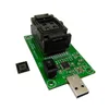 Presa eMMC153/169 Freeshipping con presa di prova flash nand USB dimensioni 11,5x13 Pin Passo 0,5 mm per presa di programmazione eMMC