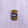 Yeni MF Doom Emaye Pin Bart Simpson Rozeti Pop Yukarı Mücevherat6088570