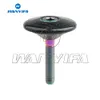 Wanyifa Tytan Bolt M6X35mm + 1 1/8 "3K Włókno węglowe Błyszczące / Matowe Road Mountain Bike Rower Headset Headset Stem Top Cap