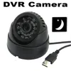 Ranura 24 CCTV DVR de la cámara de infrarrojos LED de interior de videovigilancia inteligente de detección del registrador de infrarrojos de visión nocturna seguridad de la tarjeta con el TF