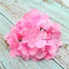 Weeding Flower Wall Artificial Hydrangea Blommor Huvuddiameter ca 15-19cm hem och bröllop prydnad dekoration gratis frakt