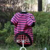 Hot Sell Pet Puppy Summer Striped Tshirt Small Dog Clothing Cotton T Shirt Apparel Clothes For Dog Shirt Dog Clothes Products Vest