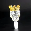 New Thick King Glass Bowls Hookahs Super Size Skull Glass Bong Bowl for smoking bongs very heavy Manufacturer male 14mm 18mm