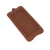 1pc ecofriendly silicone chocolate doces molde bolo assar molde pastelaria ferramenta barra bloco bandeja de gelo mould1496386