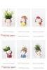 Estilo Flower Planter Europeia suculentas plantas Planter Pot Mini Cactus Flower Pot Home Decor Craft KKA7521