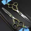 Professional 6 inch F Hairdressing Scissors Hair Cutting Scissors Set Barber Shears High Quality Salon213x