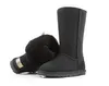 Klassiska kvinnor Barrel Snow Boots Tjockare Varm Vinter Boot Flat Soled Skid proof Large sized Tall Shoes