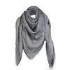 Модный брендовый шарф с серебряной нитью, женский шарф, шерстяной дизайн, шарф, шаль, женские теплые шарфы, размер 140x140 см, без коробки A-220