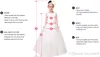 2019 Złote Cekinowe Dziewczyny Korant Suknie Długie Rękawy Białe Koronkowe Aplikacje Cześć Lo Kwiat Girl Sukienki Maluchy Nastolatki Dress Communion Dress
