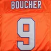 Verzending vanuit de VS Bobby Boucher 9 The Water Boy Movie Men Football Jersey Stitched Black S-3XL Hoge kwaliteit Gratis verzending