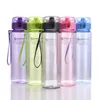 Outdoor water bottle food grade PP fitness camping bottles plastic 400ml 560ml sports bottle plastic portable cup customizable pattern