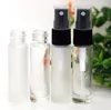 Podróż Przenośna 10ml Gruba Przezroczysta / Frosted Pusta Mgła Spray Spray Glass Atomizer Perfume