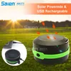 Solar Powered LED Camping Lantern,Collapsible Design or USB Chargeable Emergency Power Bank,Emergency Lights for outdoor Hiking