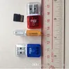 XH 고속 크리스탈 투명 USB 2.0 TF 플래시 T- 플래시 메모리 마이크로 SD 카드 리더 어댑터 2GB 4GB 8GB 16GB 32GB 64GB TF 카드 용