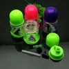 Smoking Pipes bongs Manufacture Hand-blown hookah Colored plastic mini water pipe