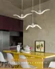 Nordic einfache Möwe Lampe moderne Restaurant Balkon Kronleuchter LED kreative Persönlichkeit Vogel Kronleuchter Schlafzimmer Lampe Harz Vogel Kronleuchter