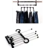 Magia Calças Pants Hanger 5 em 1 prático e conveniente casa de banho de pano suprimentos Multifuncional retrátil Closet