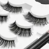 Verkaufen Sie magnetische Wimpern mit Eyeliner 5 Magnet Falsches Wimpern -Pinzette Set wasserdichte langlebige Wimpernverlängerung3775998