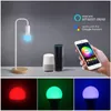 Ampoule WiFi intelligente, aucun hub requis, lumière intelligente LED RGBCW multicolore à intensité variable E27 A19 7 W (équivalent 60 W), compatible avec Alexa Google Home