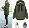 Kpop Blackpink Poleron Mujer Hoodies Women Warm Sweatshirts Green Side Zipper Hooded Long Sleeve Plain Hoodie Pullover LJJA2796