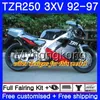 Kit For YAMAHA TZR 250 3XV YPVS TZR-250 92 93 94 95 96 97 245HM.0 TZR250RR RS TZR250 1992 1993 1994 1995 1996 1997 Fairing Factory red white
