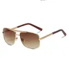 Großhandel-Designer Sonnenbrillen quadratische Sonnenbrille Vintage Box elastische Sonnenbrille Vintage